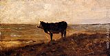 Charles-Francois Daubigny The Lone Cow painting